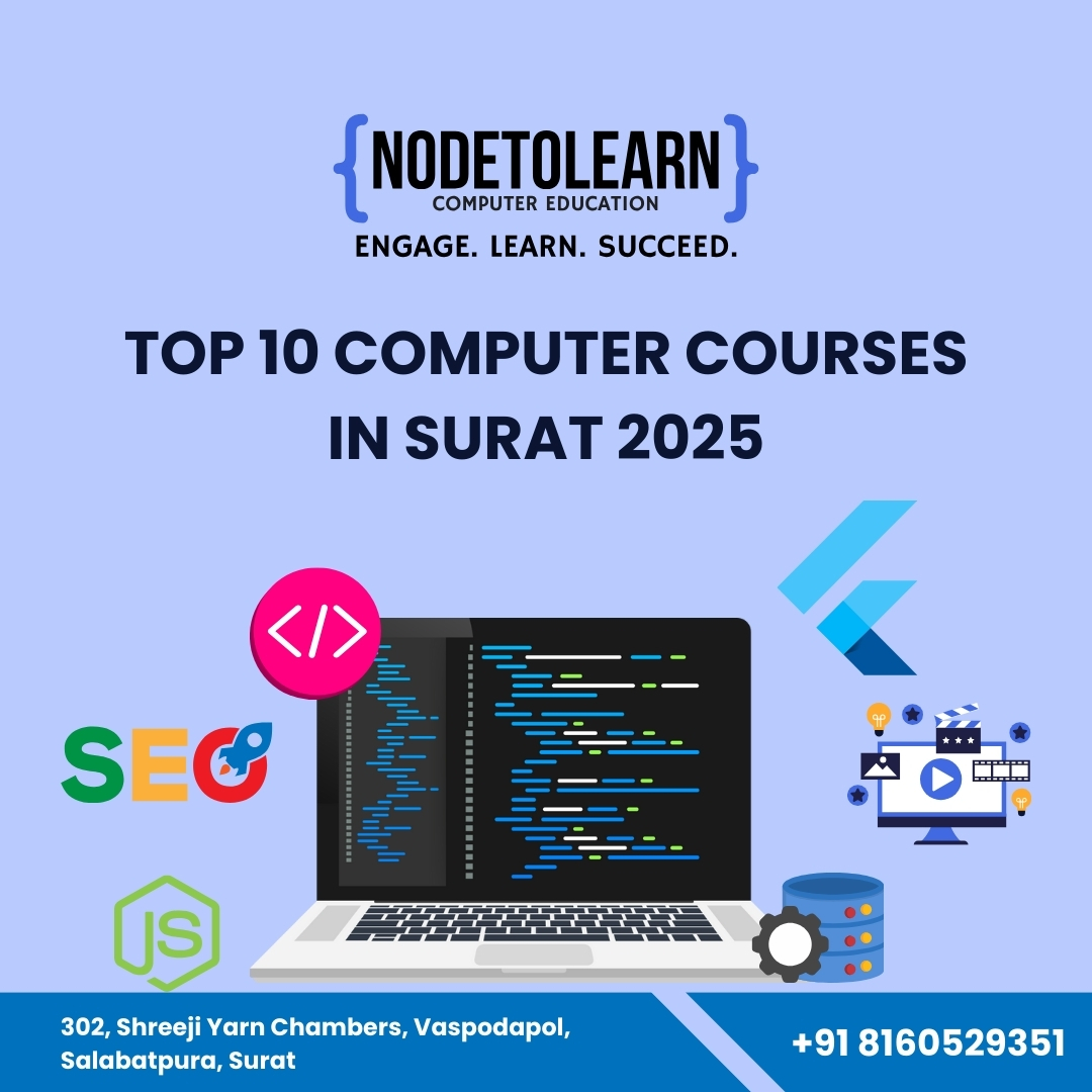 Top 10 Computer Courses in Surat to Boost Your Career in 2025
