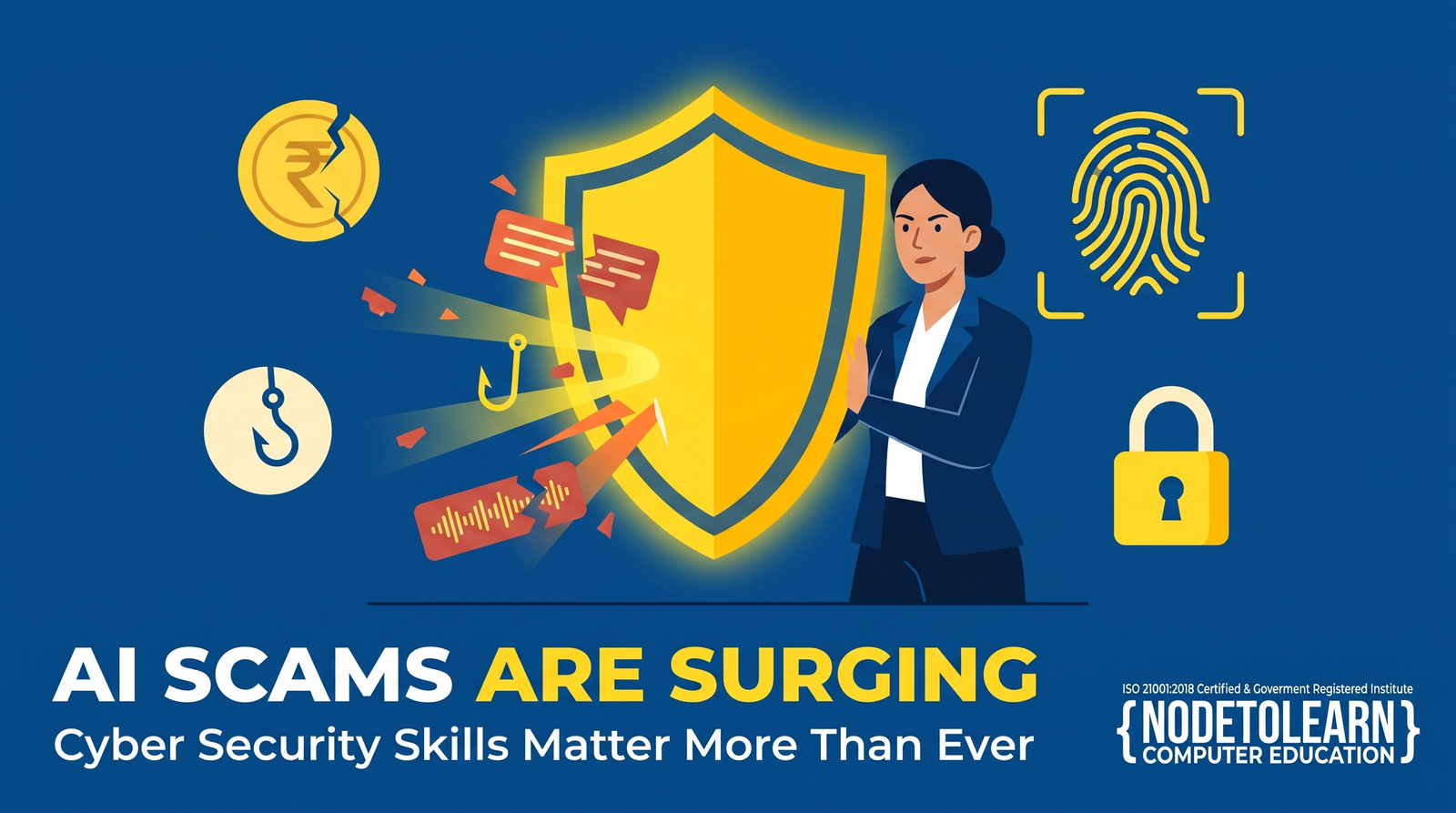 AI Scams Just Became a $2.4 Billion Problem — Why Cyber Security Skills Matter More Than Ever