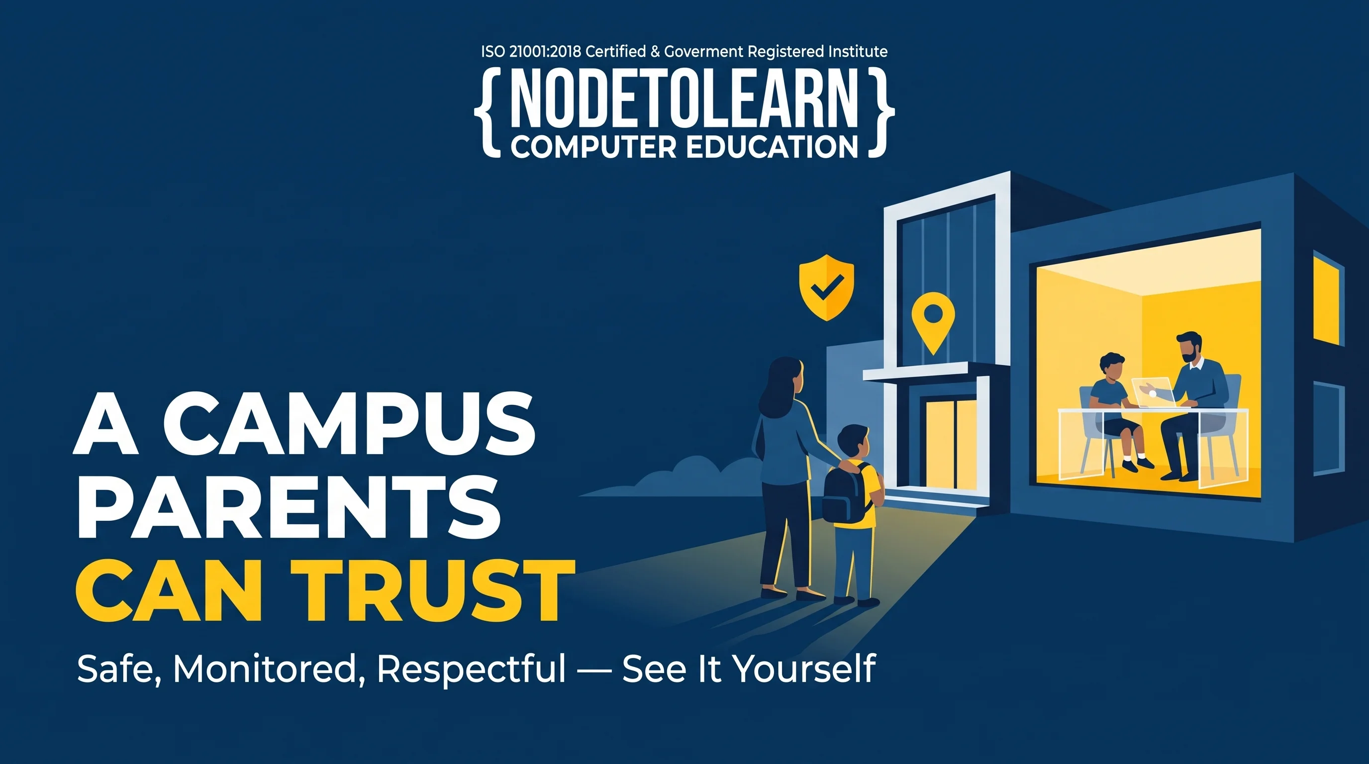 Why Surat Parents Trust NodeToLearn's Safe, Monitored, and Respectful Campus in Nanpura