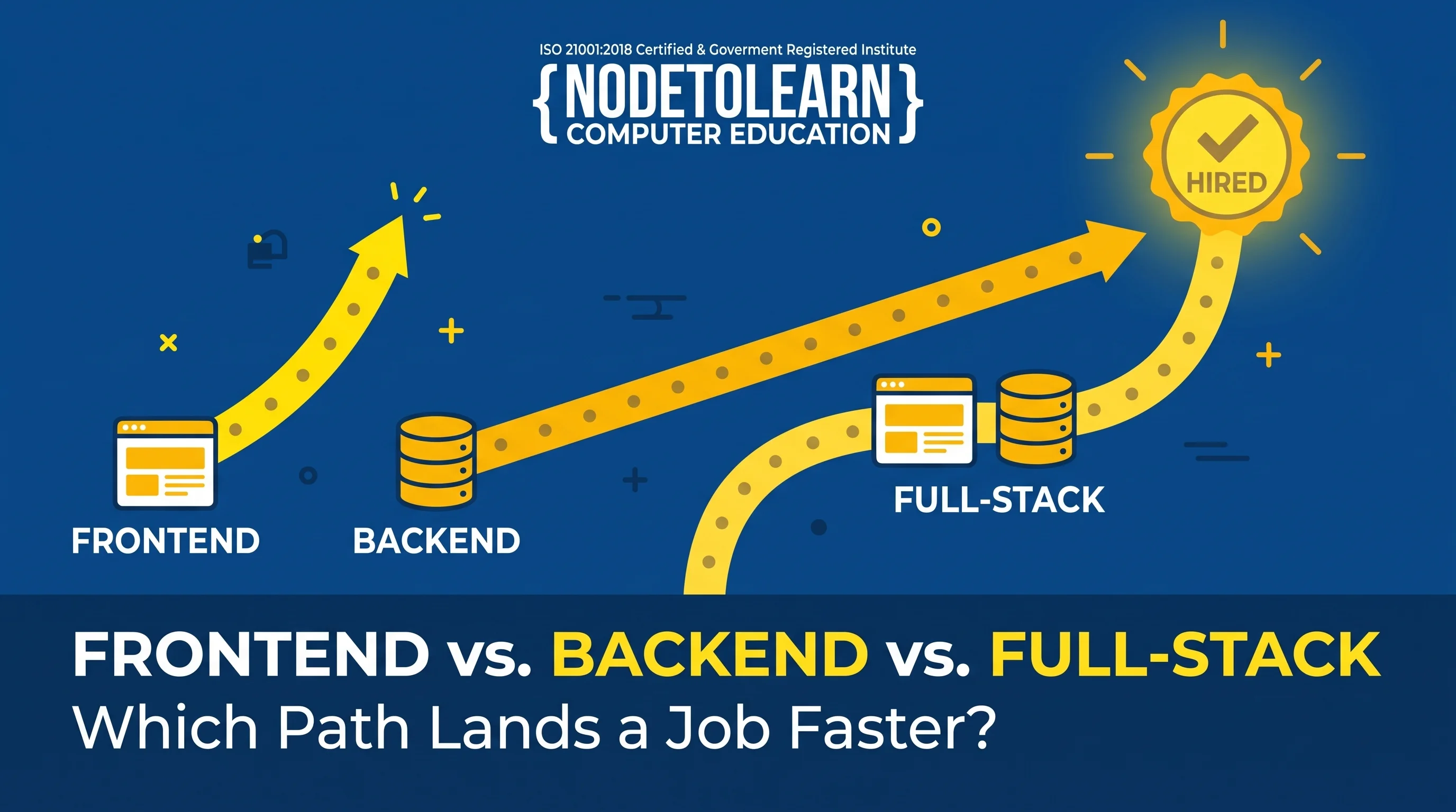 Frontend vs. Backend vs. Full-Stack: Which Path Actually Lands Jobs Faster?