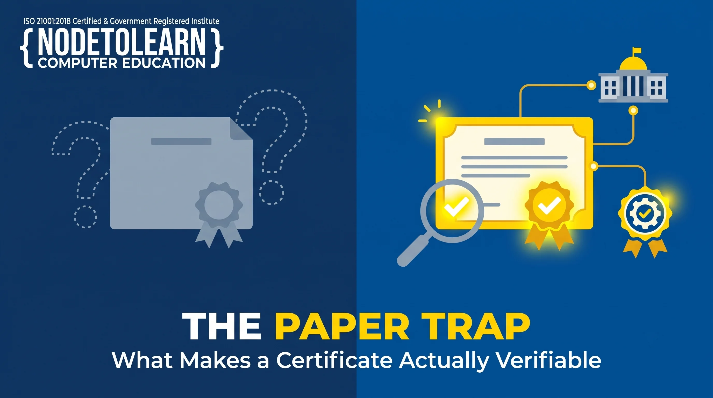 The Paper Trap: Why Verifiable Certification Matters More Than You Think (And What ISO 21001:2018 Actually Means)